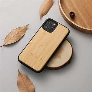 Premium Magnetic Wooden Shatterproof Mobile iPhone Case