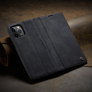 Premium PU Leather iPhone Wallet Flip Cases