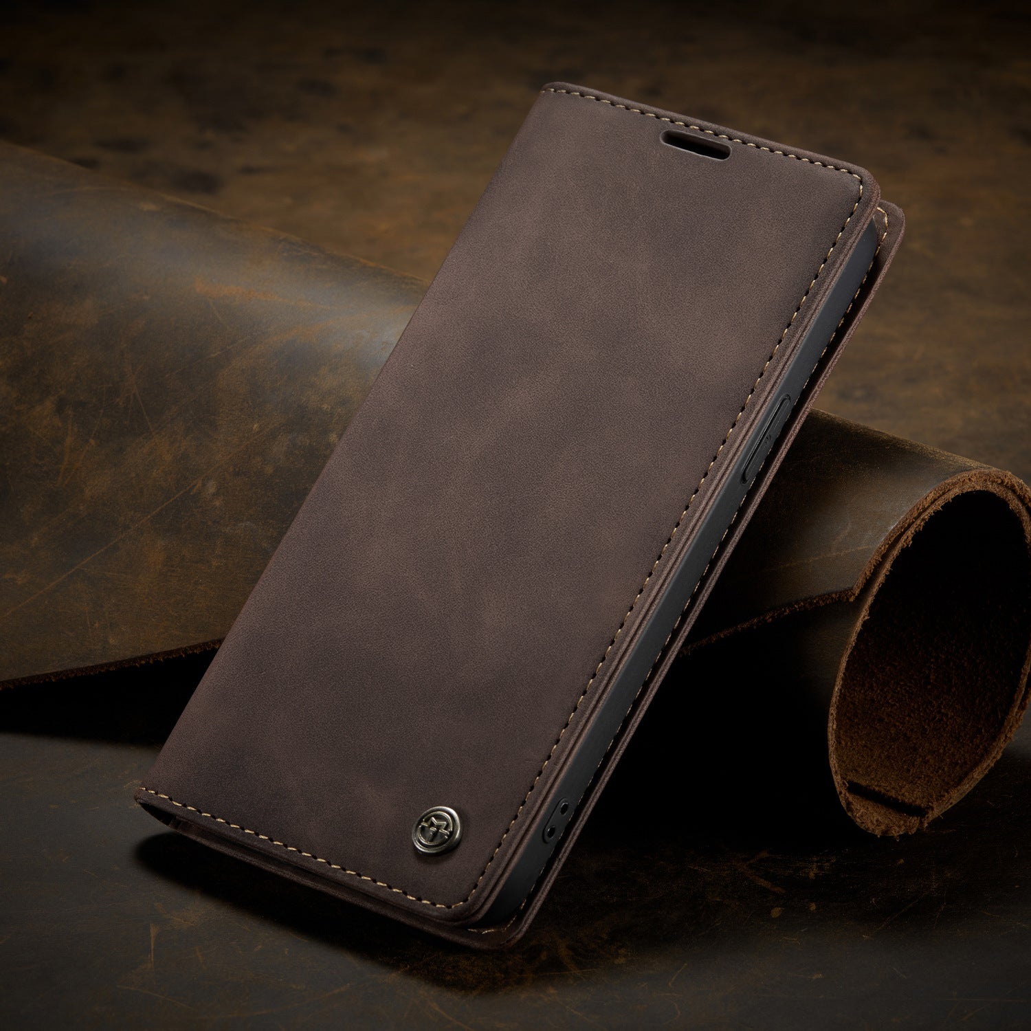 Premium PU Leather iPhone Wallet Flip Cases