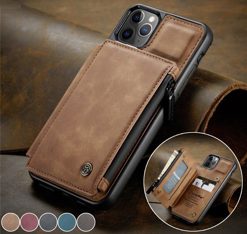Premium PU Leather iPhone Wallet Case