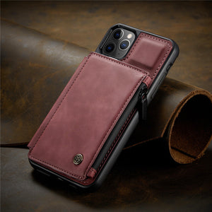 Premium PU Leather iPhone Wallet Case