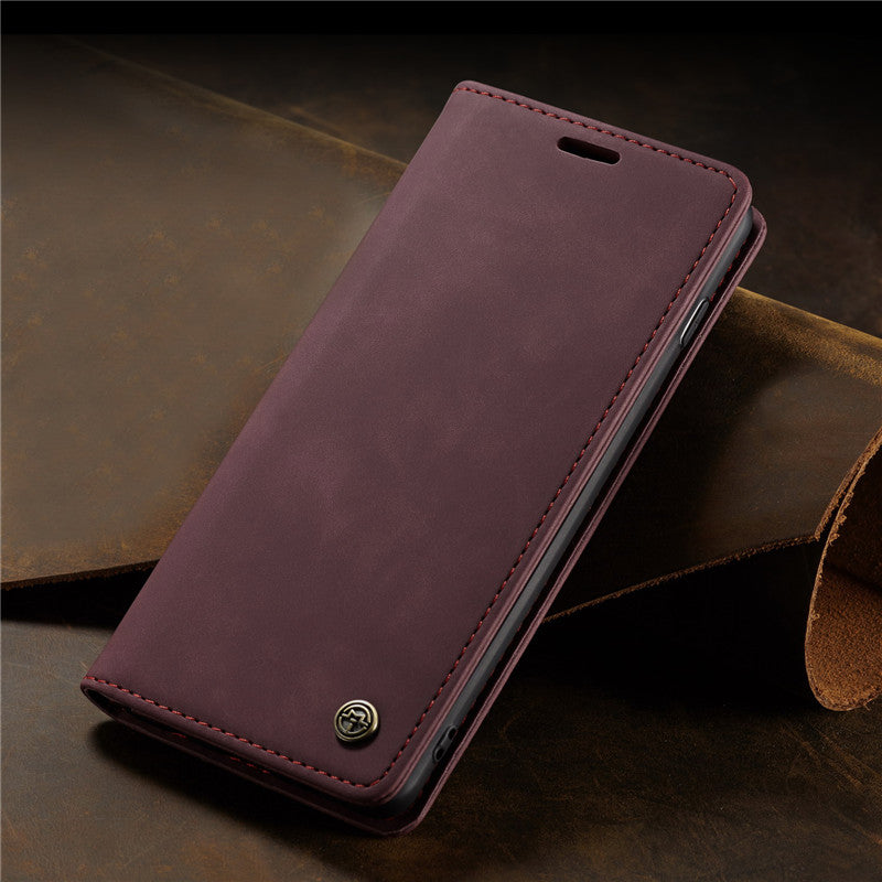 Premium PU Leather Samsung Galaxy Wallet Flip Case